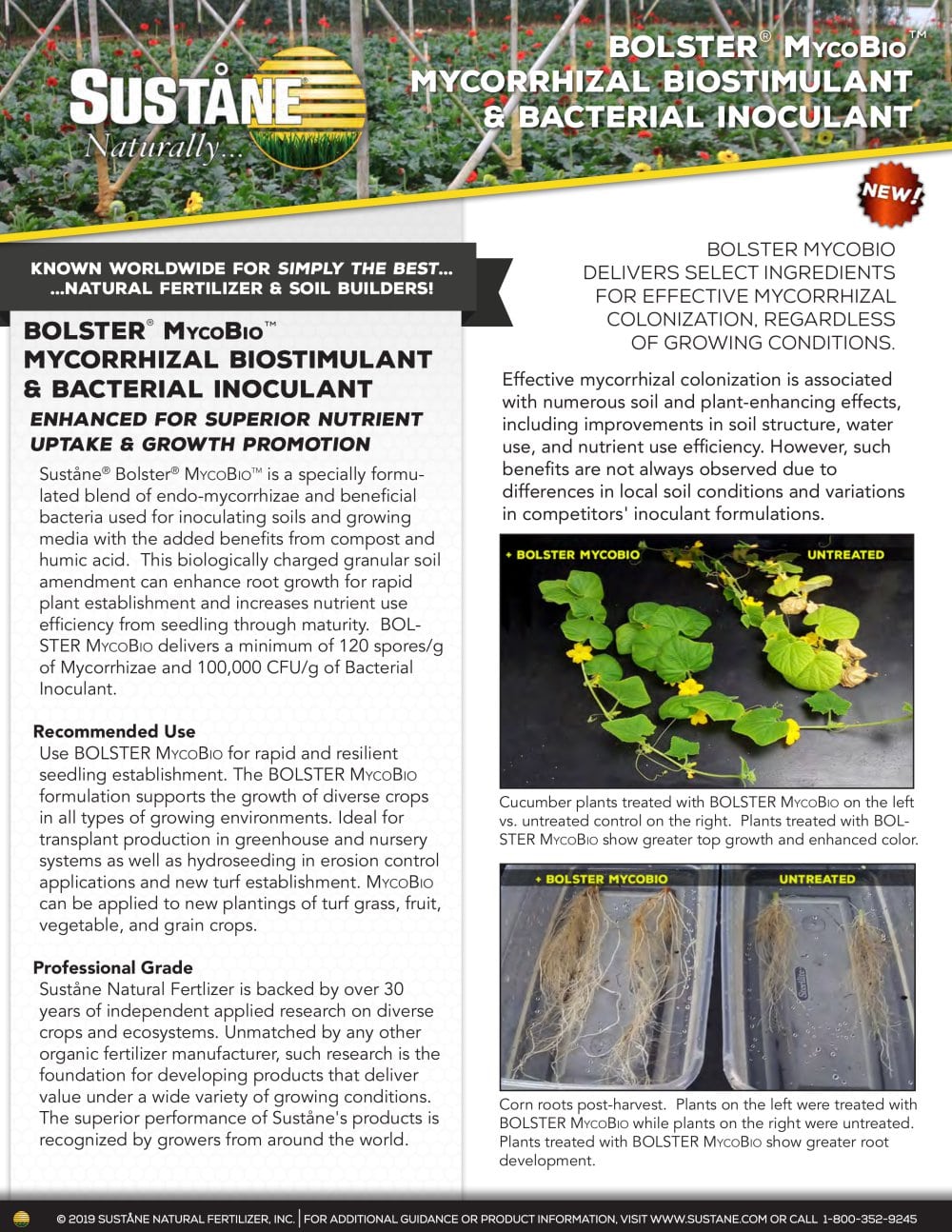Bolster&reg; MycoBio - Sust&aring;ne Natural Fertilizer Inc