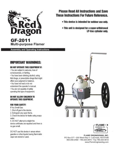 GF-2011 Instruction Manual