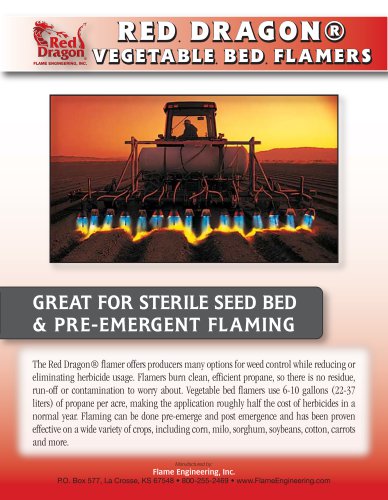 Vegetable Bed and GF-2011 Literature
