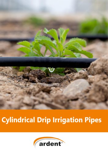 Cylindrical Drip Irrigation Pipes