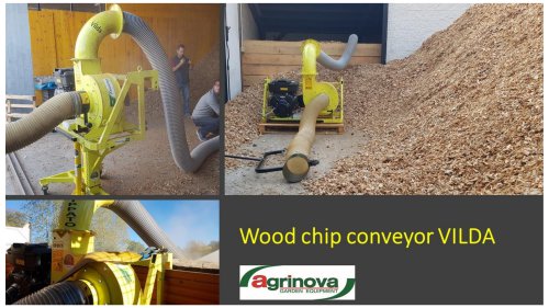 Vilda wood chip conveyor