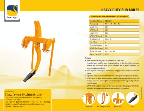 HEAVY DUTY SUB SOILER