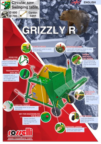 Circular saw Grizzly 600 R and Grizzly 700 R