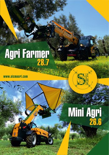 Sicma - Miniagri & Agrifarmer Dieci telehandlers