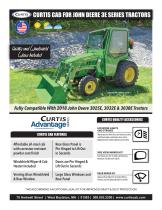 CURTIS CAB FOR JOHN DEERE 3E SERIES TRACTORS