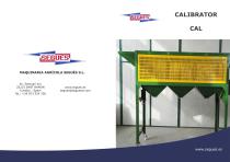 Calibrator for fried fruits