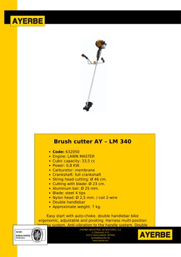 Brush cutter AY &#8211