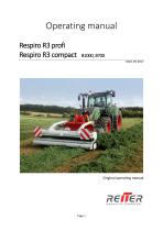 Operating manual R3 profi and compact