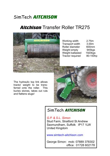 Aitchison Transfer Roller TR275