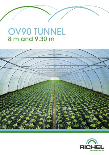 Tunnel and bi-tunnel greenhouses