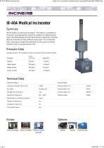 I8-40A Medical Incinerator