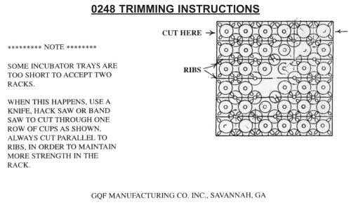 0248 TRIMMING INSTRUCTIONS