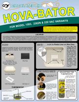 HOVA-BATOR FOR MODEL 1583, 2362N & 220 VAC VARIANTS