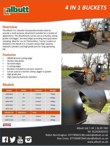 4 IN 1 BUCKETS