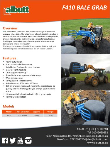 F410 BALE GRAB