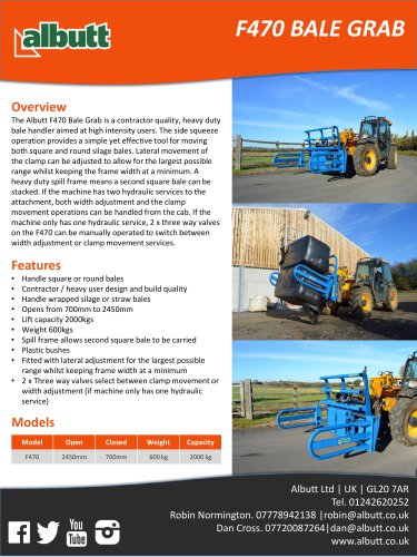 F470 BALE GRAB