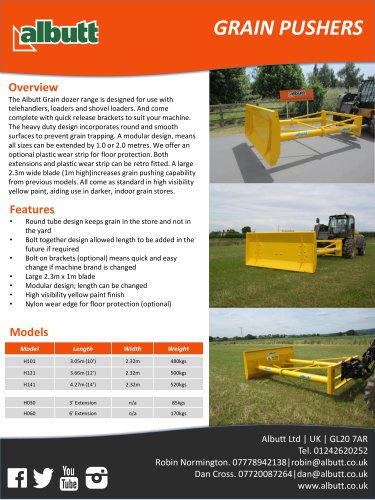 GRAIN PUSHERS
