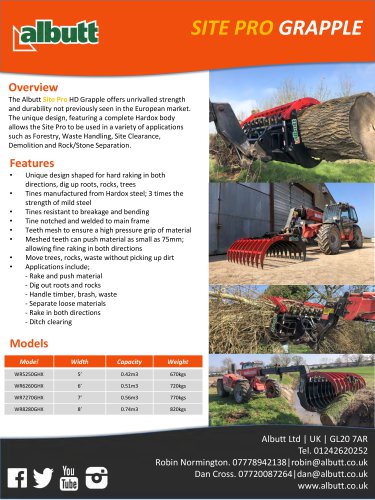 SITE PRO GRAPPLE