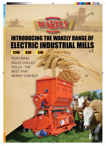 Large  industrial Electric grain mills