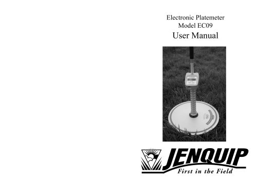 Electronic Platemeter Model EC09