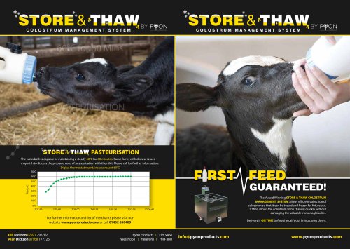 STORE & THAW COLOSTRUM MANAGEMENT SYSTEM