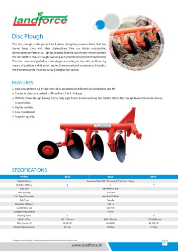 DISC PLOUGH