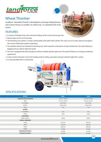 HARAMBHA THRESHER (Wheat)