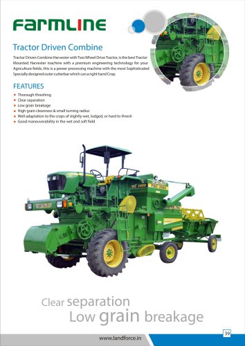 TRACTOR DRIVEN COMBINE