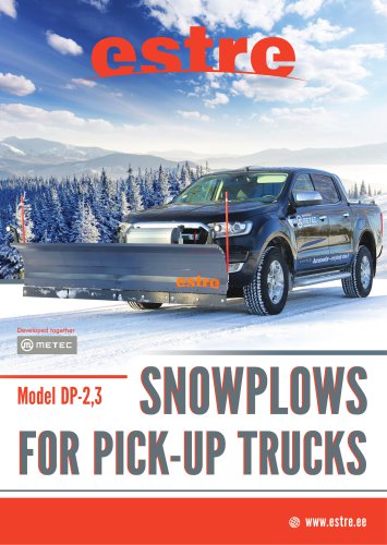 DP-2,3 - SNOWPLOWS FOR PICK-UP TRUCKS