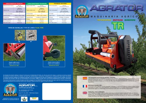 AGRATOR TR MULCHER 1.6M-2.3M