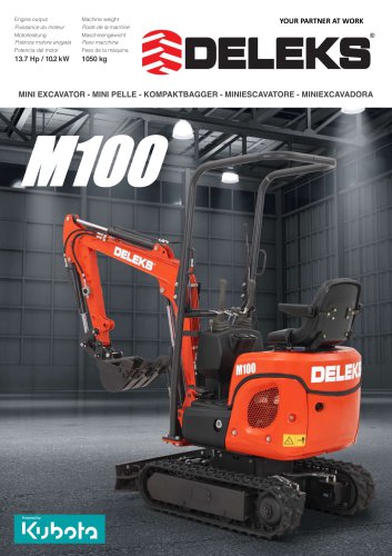 M100 Mini excavator