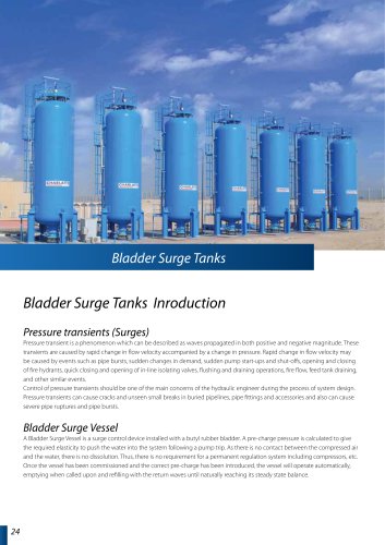 Bladder Surge Tanks Inroduction