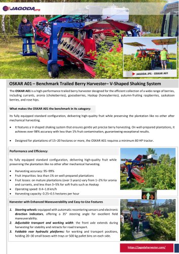 Berry Harvester OSKAR A01