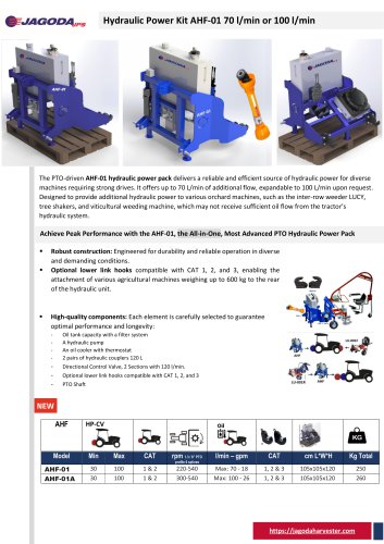Hydraulic Power Packs -AHF