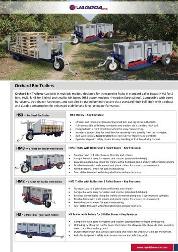 Orchard Bin Trailer