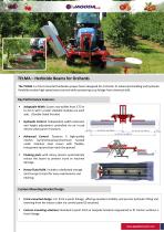 TELMA orchard herbicide beams sprayer
