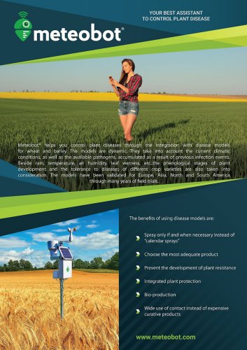 Meteobot disease models for cereals