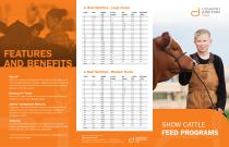 SHOW CATTLE FEED PROGRAMS