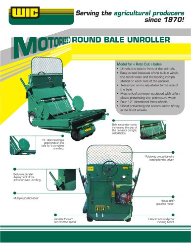 WIC Brochure Motorized Bale Unroller