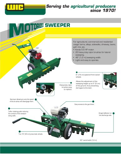 WIC Brochure Motorized sweeper