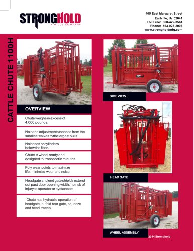 CATTLE CHUTE 1100H