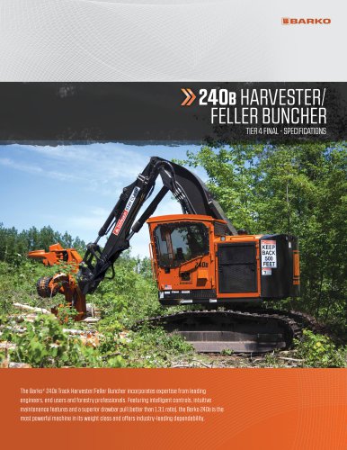 harvester feller buncher 240b