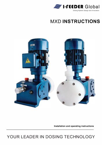 MXD DOSING PUMP MANUAL 2020