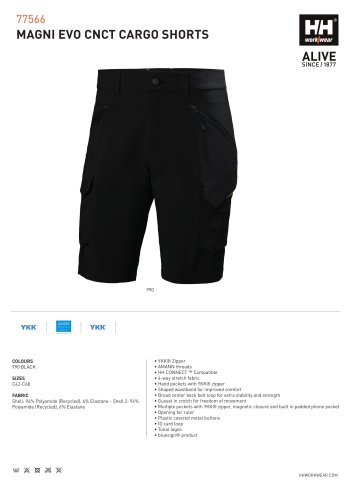 77566 MAGNI EVO CNCT CARGO SHORTS