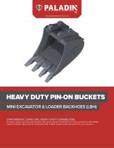 HEAVY DUTY PIN-ON BUCKET