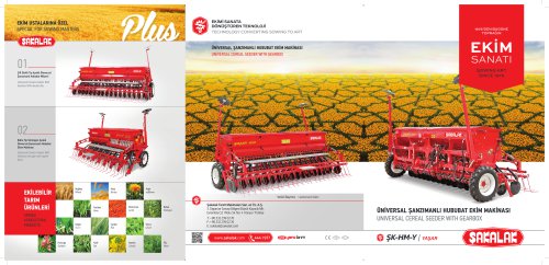 UNIVERSAL CEREAL SEEDER WITH GEARBOX