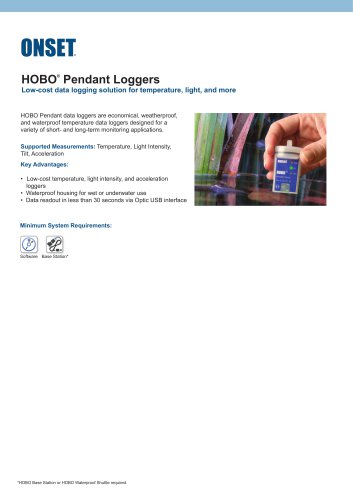 HOBO®  Pendant Loggers