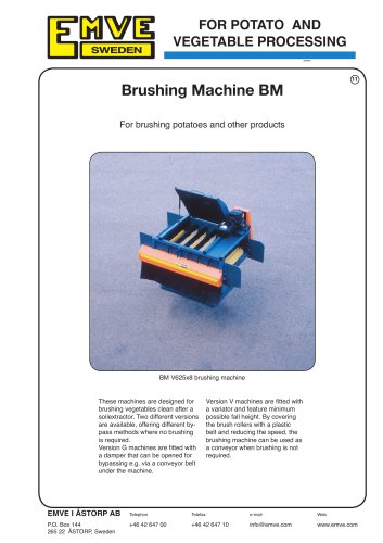 Brushing Machine BM