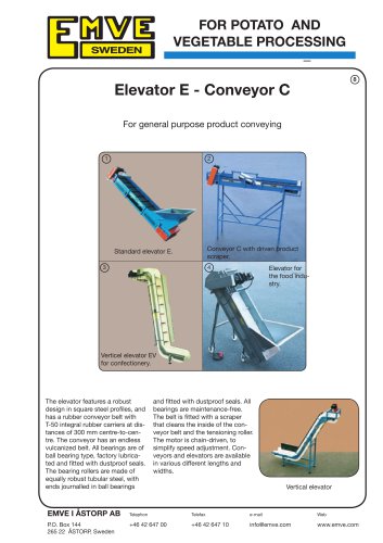 Elevator E - Conveyor C