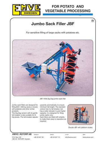 Jumbo Sack Filler JBF